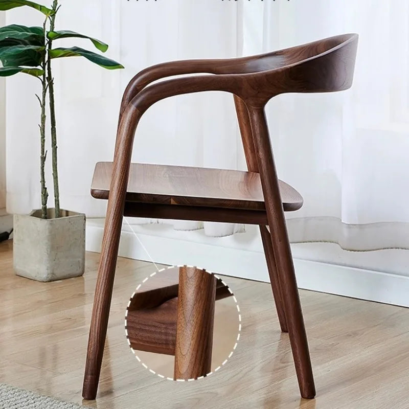 Haugfuru Elegansstol - 1 Luxury Handmade Nordic Dining Chair