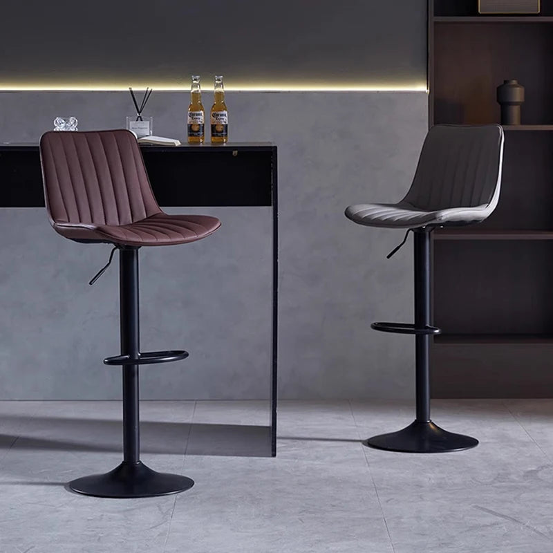 Vindr Dreif Hækistóll - 2 Luxury Nordic Swivel Bar Stool Set