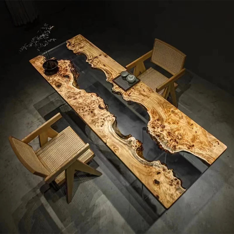 Skogglans Bord - Luxury Nordic Epoxy Resin Dining Table