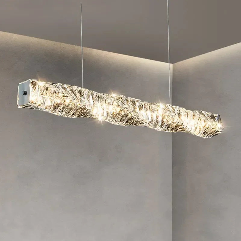 Frostlys Krystallhengelampe - Luxury Nordic Chandelier