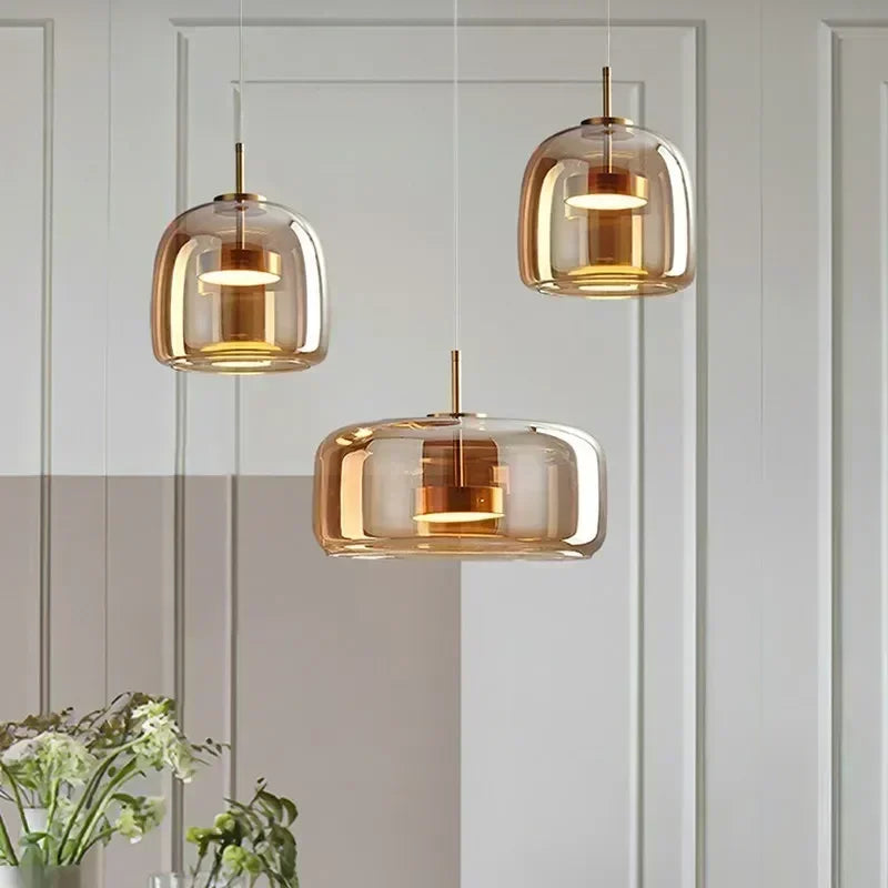 Klarhet Glasshengelamper - Simple Nordic Glass Pendant Light