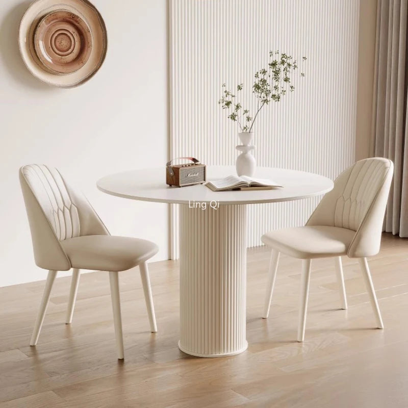 Luminoso Bianco Regale - Luxury Italian Dining Table Set