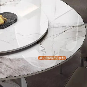 Marmorbord - Luxury Nordic Marble Dining Table Set