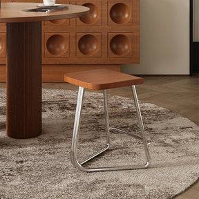 Haldor Timbercrest - 1 Luxury Nordic Wood Bar Stool