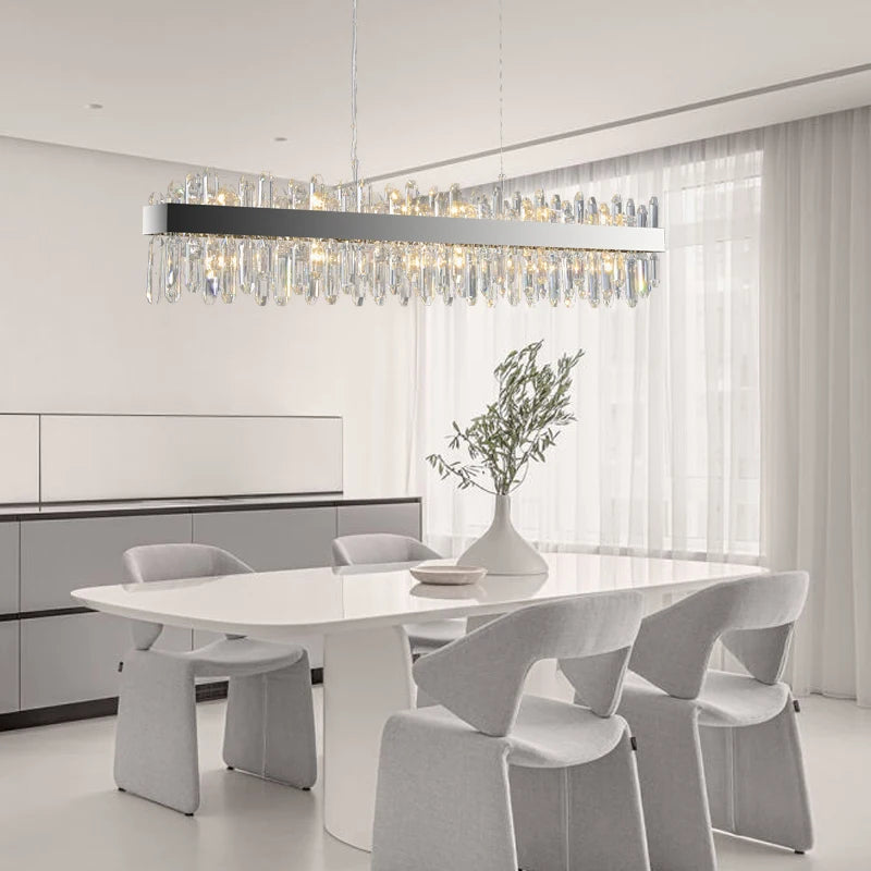 Krystallglans Hengende Lysekrone - Luxury Nordic Crystal Pendant Light