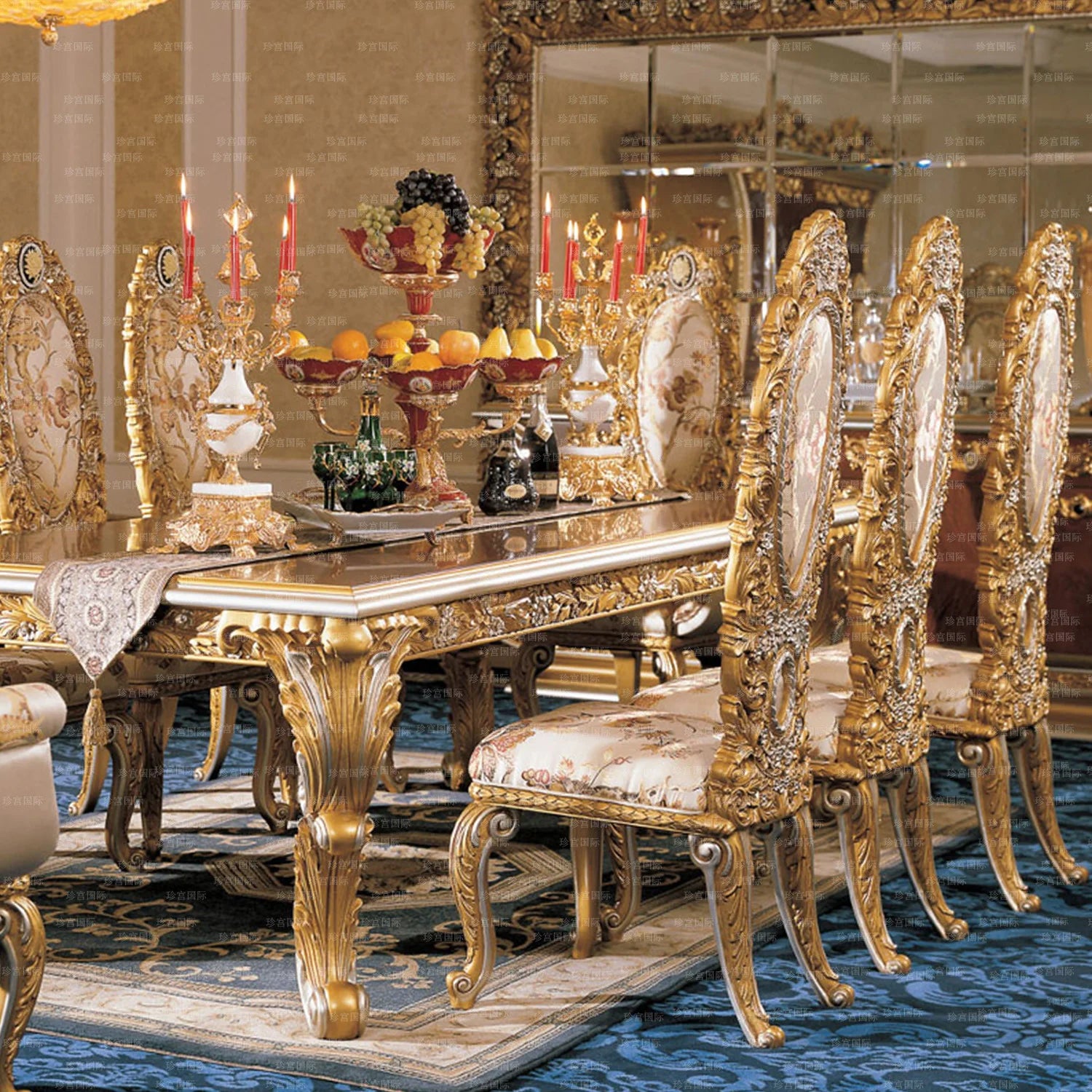 Yggdrasil Kroneprakt Spisesett - Royal Nordic Dining Table Set