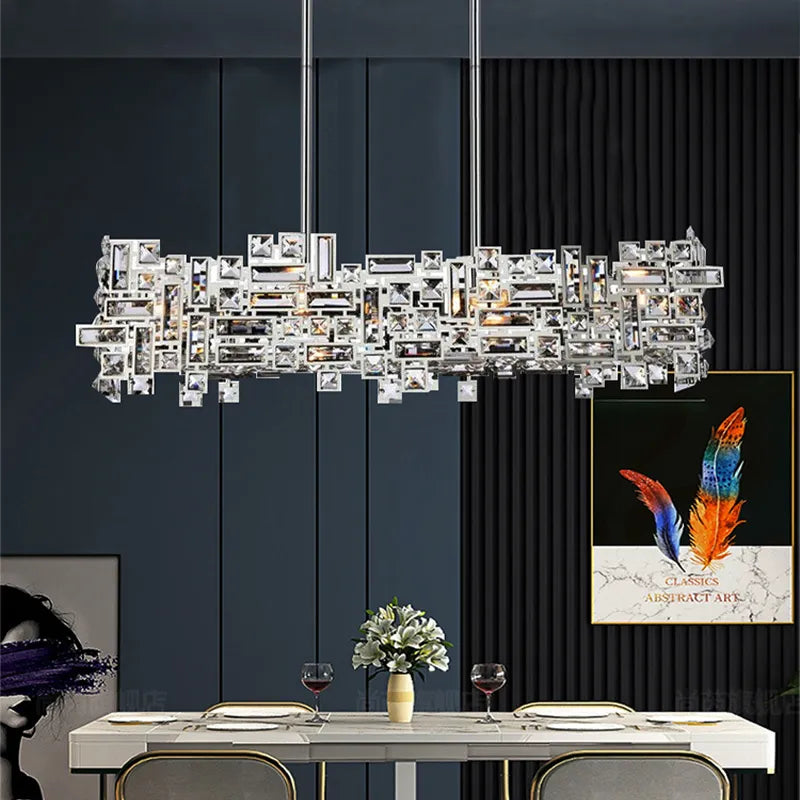 Kristallprakt Hengelampe - Luxury Nordic Crystal Pendant Light