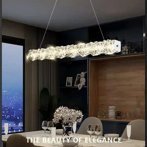 Frostlys Krystallhengelampe - Luxury Nordic Chandelier