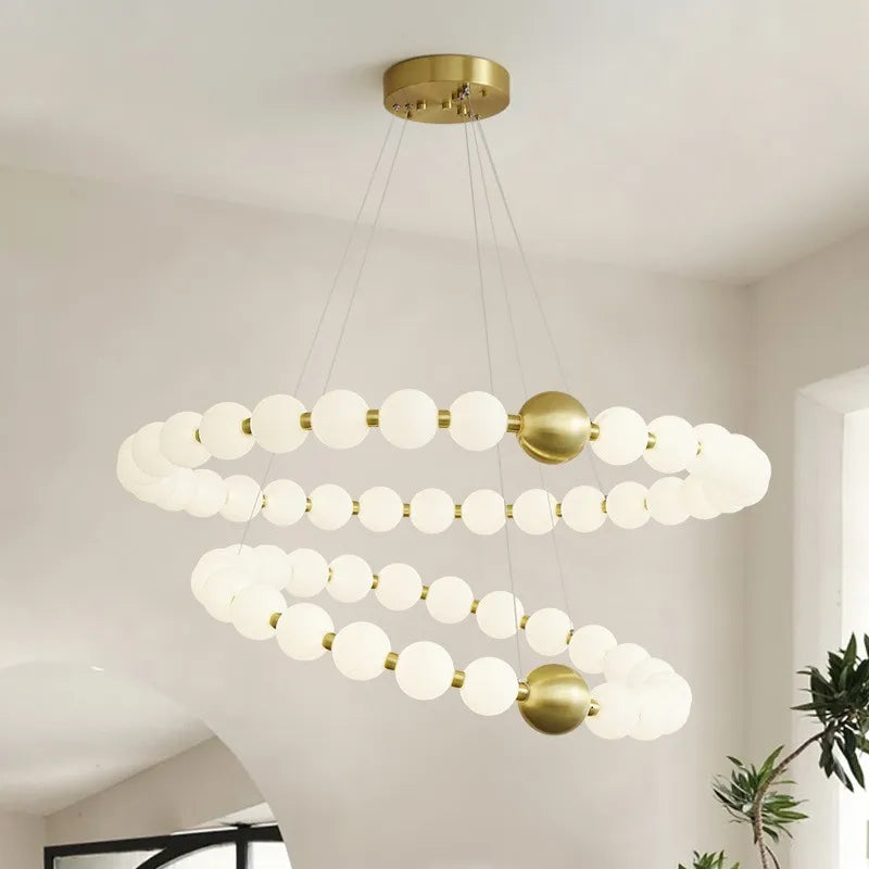 Perlehimmel Pendlamper - Luxury Nordic Pearl Pendant Lights