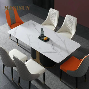 PraktMarmor Spisebord - Luxury Nordic Dining Table