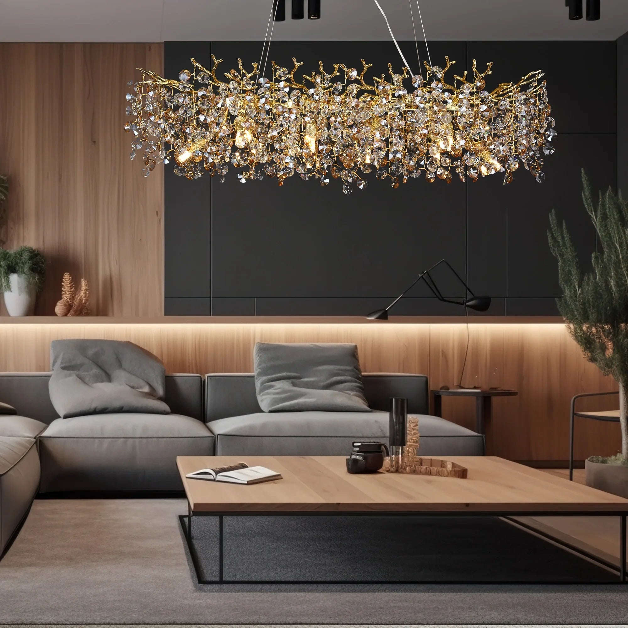 Skogslyx Ljuskrona - Luxury Nordic Chandelier