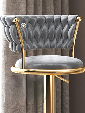 Ragnvald Gullhvirfing Hækistóll - 1 Luxury Nordic Gold Bar Stool