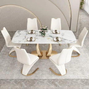 Hvelvlys Bjørnspisebord - Luxury Nordic Dining Table Set