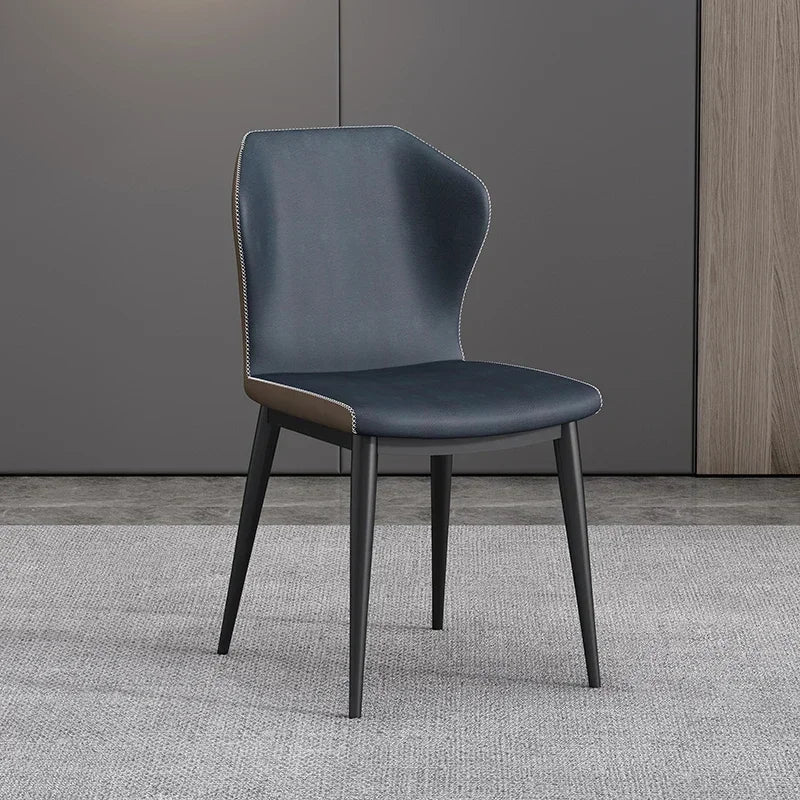 Læderprakt Høystol - 1 Luxury Nordic Leather Dining Chair