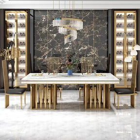 Lusso Marmo Tavolo Elegante - Luxury Italian Marble Dining Set