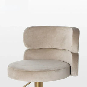 Freyja Fløyeltronen Stol - Luxury Nordic Velvet Bar Stool