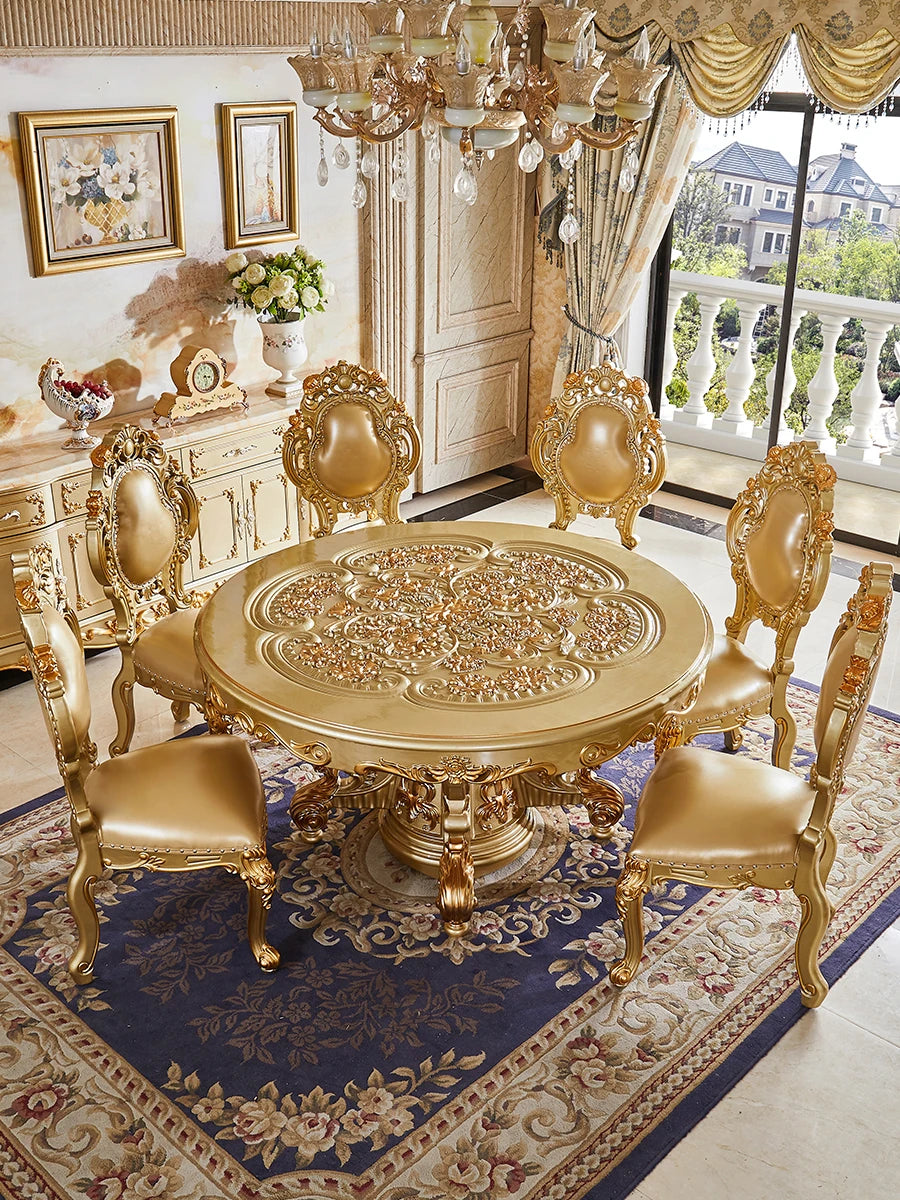 Kongsprakt Gullbord - Royal Nordic Dining Table Set