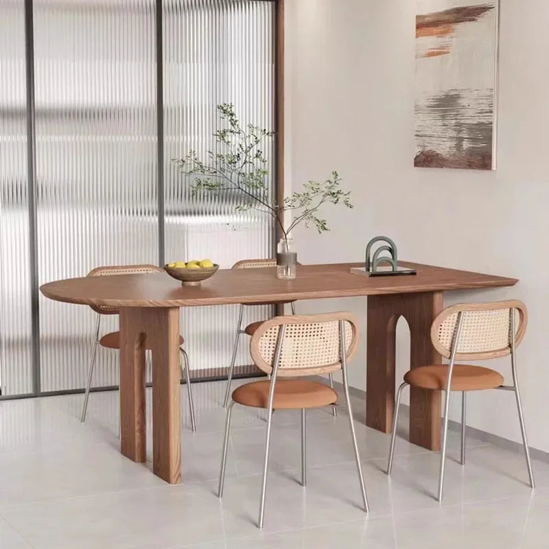 Skogluksus Spisebord - Luxury Nordic Wood Dining Table Set