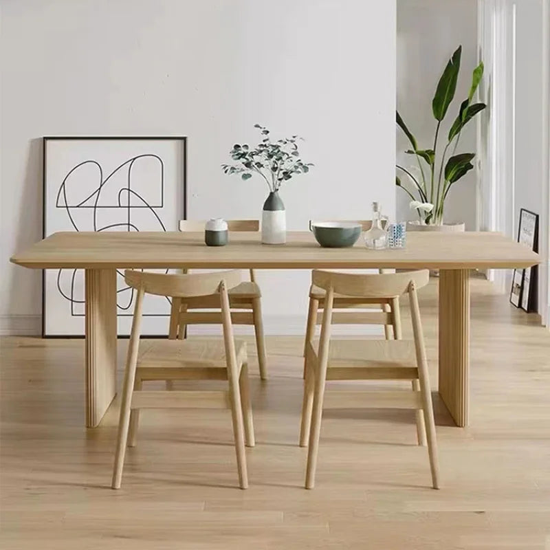Ravnskog Eikbord - Luxury Nordic Wood Dining Table Set