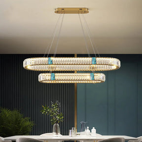 Einar Krystalloval Lux - Luxury Nordic Oval K9 Crystal Chandelier