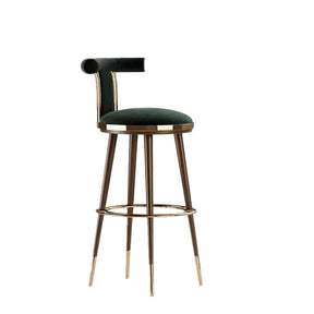 Freya Goldcrest - 1 Luxury Nordic bar Stool