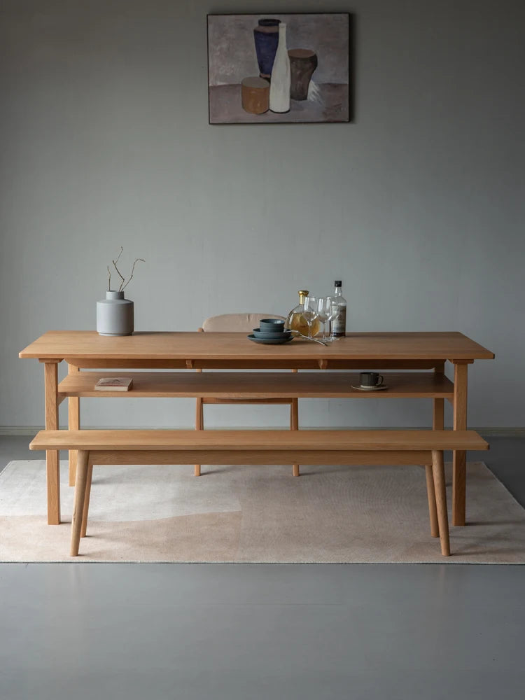 Legno D'Arte Tavolo - Luxury Italian Bench Dining Table