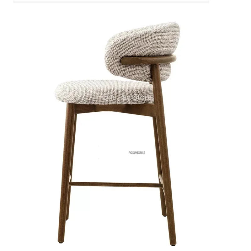 Sigrún Hjartagarður Hækistóll - 1 Luxury Nordic Wood Bar Stool