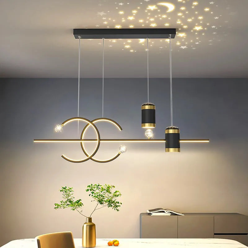 Skoglys Hengelampe - Luxury Nordic Pendant Kitchen Light
