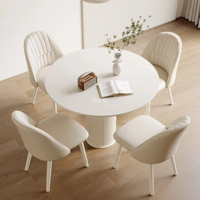 Luminoso Bianco Regale - Luxury Italian Dining Table Set