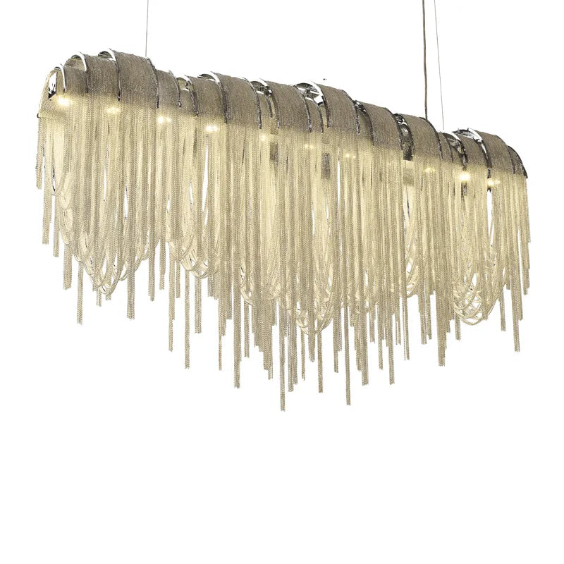 Gullglød Kjøkkenkrone - Gold Nordic Chandelier