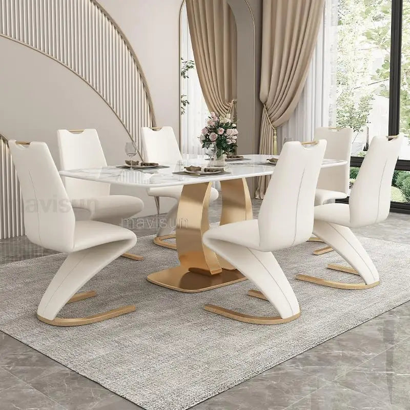 Hvelvlys Bjørnspisebord - Luxury Nordic Dining Table Set