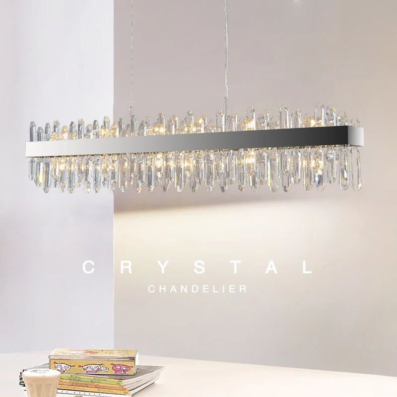 Krystallglans Hengende Lysekrone - Luxury Nordic Crystal Pendant Light