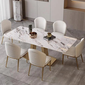 Guldmarmor Præstebord - Luxury Nordic Marble Dining Table