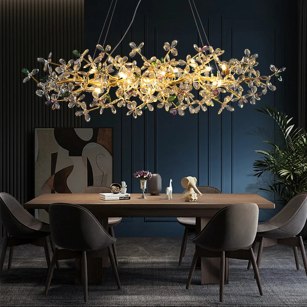 Kristallglans Lyxkrona - Luxury Nordic Chandelier