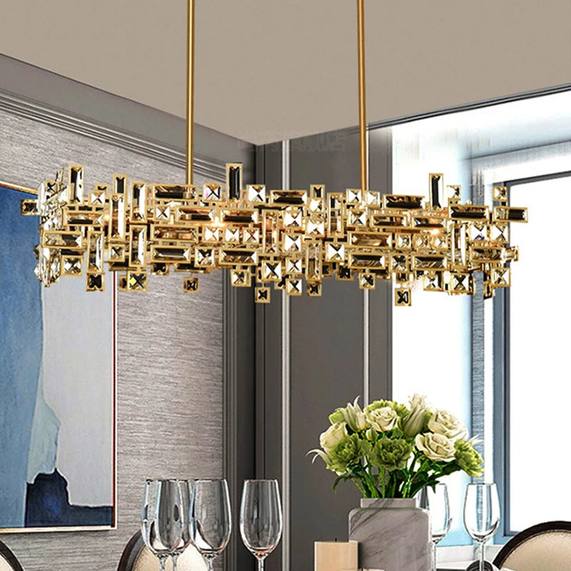 Kristallprakt Hengelampe - Luxury Nordic Crystal Pendant Light