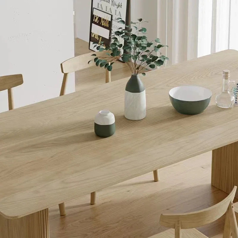 Ravnskog Eikbord - Luxury Nordic Wood Dining Table Set