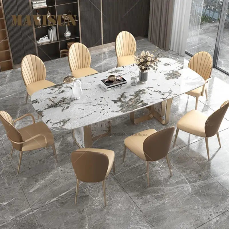 Marmotavolo Lussuoso - Luxury Italian Dining Table Set