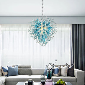 Glasslyn Hvelvlys - Luxury Nordic Glass Chandelier