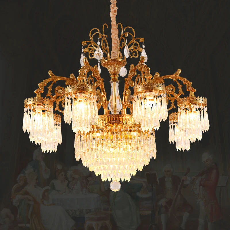 Lumière Éclatante de Cristal - Luxury French Chandelier