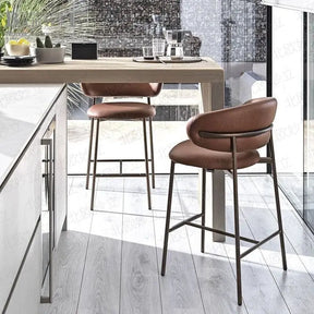 Sigrid Silverpeak - 2 Luxury Nordic Bar Stools