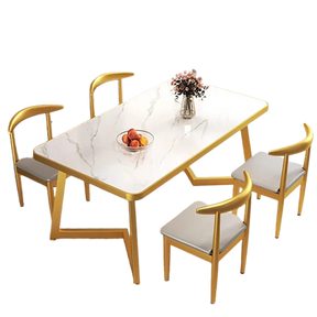 Lysstein Gullbenk Bord - Luxury Nordic Dining Table Set