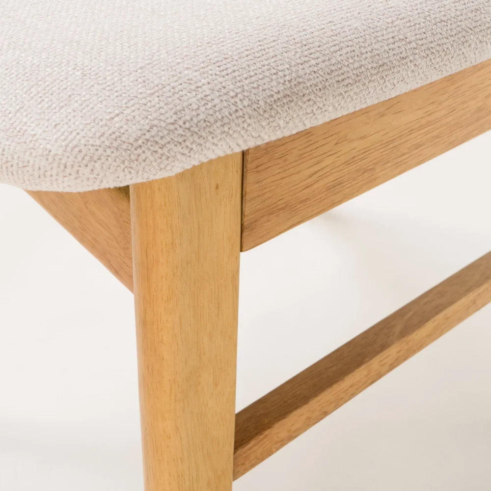 Tresluksus Nordstol - 2 Simple Nordic Wood Dining Chair Set