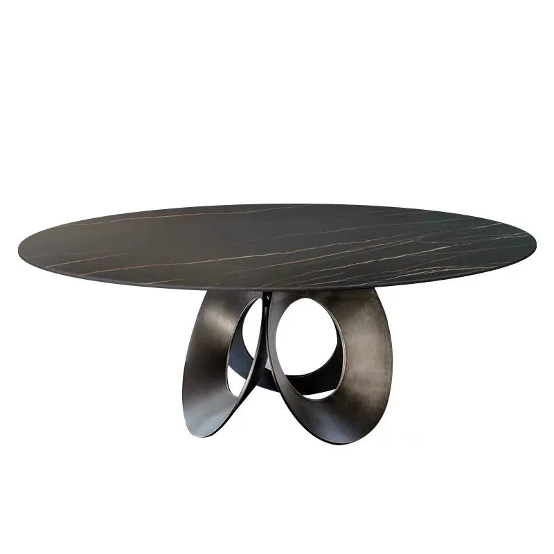 SteinPrakt Bord - Luxury Nordic Stone Dining Table Set