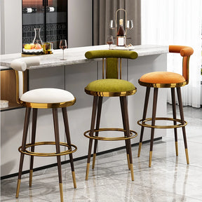 Freya Goldcrest - 1 Luxury Nordic bar Stool