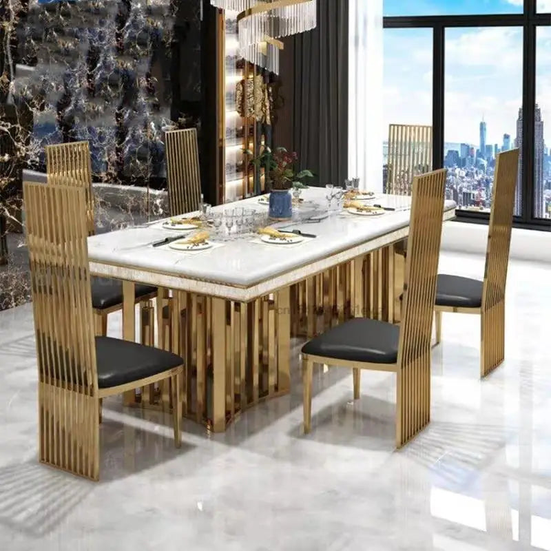 Gullstein Middagsbord Ensemble - Luxury Nordic Dining Table Set