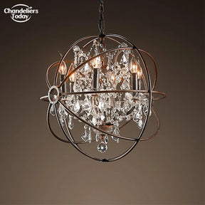 Haldor Krystallglobe Lux - Luxury Nordic Orb Chandelier