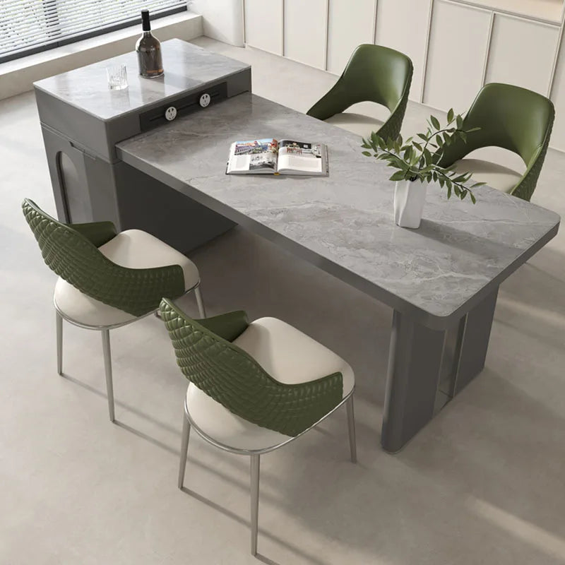Fjellvidde Marmorekspanderende Spisebord - Luxury Extendable Nordic Dining Table Set