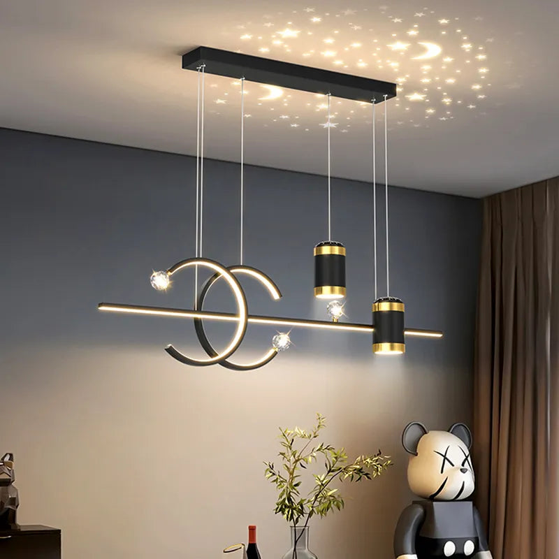 Skoglys Hengelampe - Luxury Nordic Pendant Kitchen Light