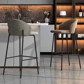 Ragnald Velvetcrest - 1 Luxury Nordic Bar Stool