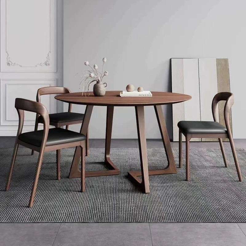 Lyxig Nordanväv Stol - 1 Luxury Nordic Wooden Dining Chair